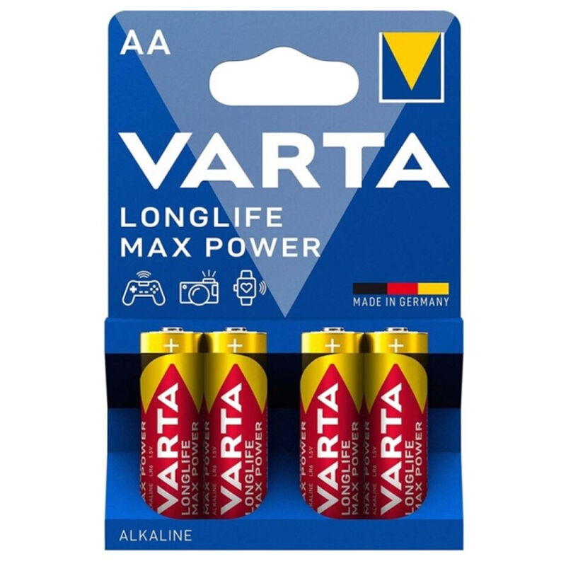 VARTA MAX POWER ALKALINE BATTERIE AA LR6 4 EINHEIT