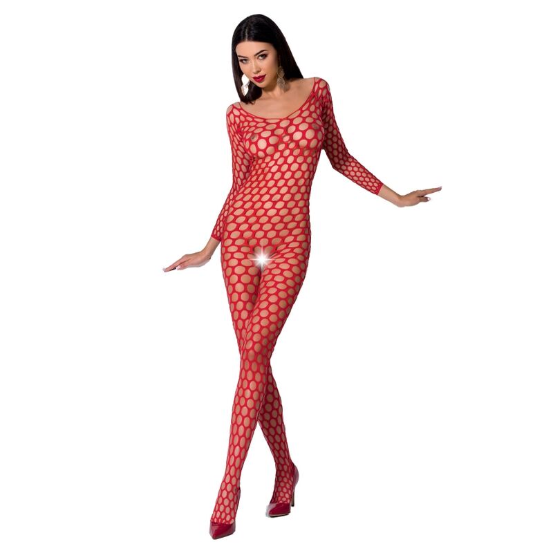 PASSION WOMAN BS077 BODYSTOCKING ONE SIZE ROT